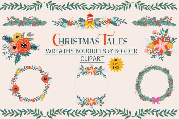A Practical Guide to Christmas Wreath Floral Bouquet Clipart Collections