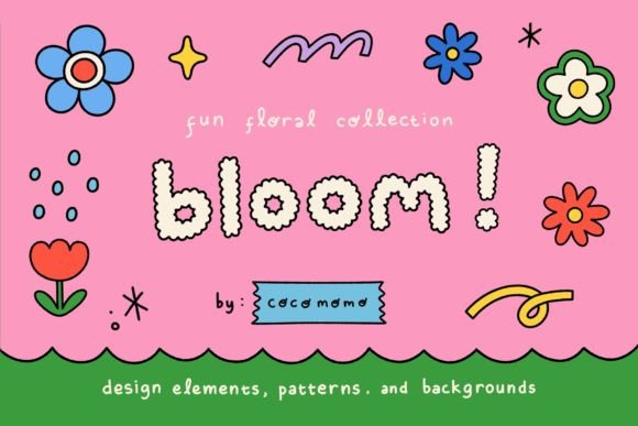 Bloom: A Retro Floral Collection for Modern Creatives