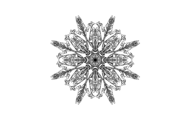 Exploring the Practical Value of Decoration Mandala Graphics Floral