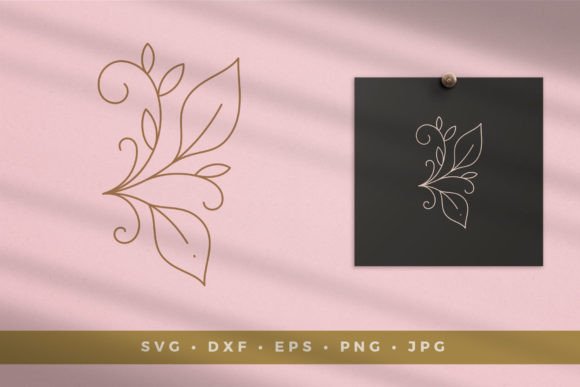 Floral Decorative Line Art Design: A Versatile Digital Asset for Creators