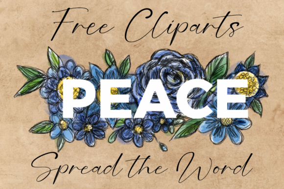 Harnessing Visual Harmony: The Free Floral Peace Clipart PNG Overlay