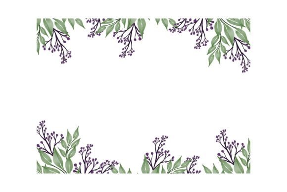 The Appeal and Practicality of White Background Purple Floral Watercolor Illustrations