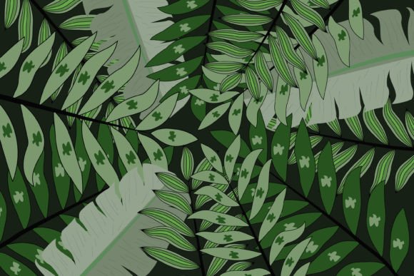 The Digital Jungle: How Leaf Vector Floral Patterns Are Redefining Creative Backgrounds