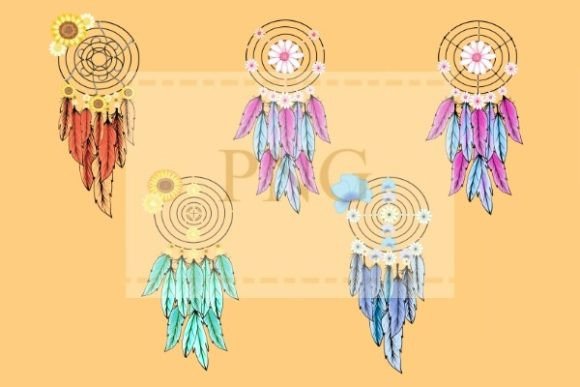 The Distinctive Appeal of Dream Catcher Png Flower Floral Clip Art