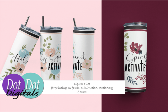 The Tumbler Holy Spirit Activate Floral: A Design for Faithful Expression