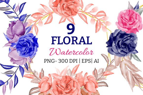 The Ultimate Crafters Toolkit: Your Watercolor Floral Wreath and Frame Set