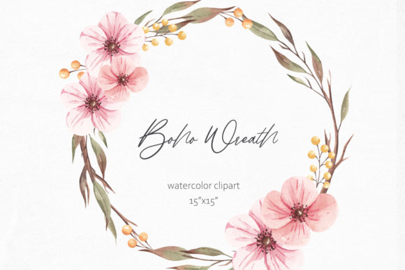 The Versatile Charm of Boho Floral Frame Clipart