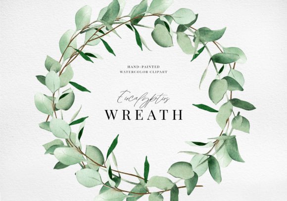 The Watercolor Floral Eucalyptus Wreath PNG: A Digital Asset for Modern Creatives