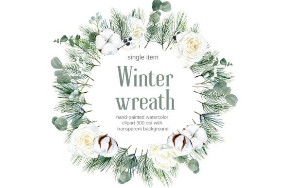 The Watercolor Winter Floral Wreath: Your Gateway to Seasonal Creativity