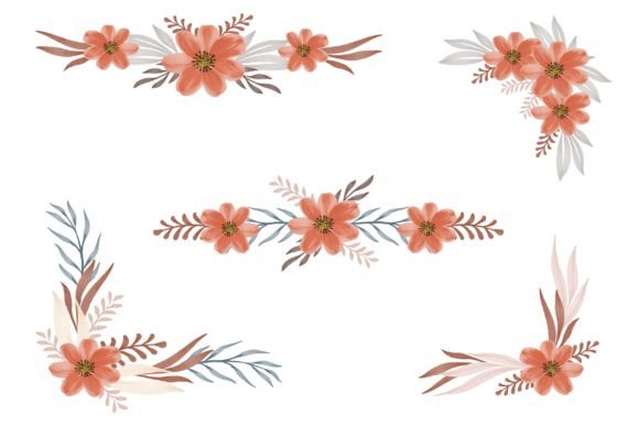 Unlocking Creative Potential with the Orange Floral Frame for Wedding Card